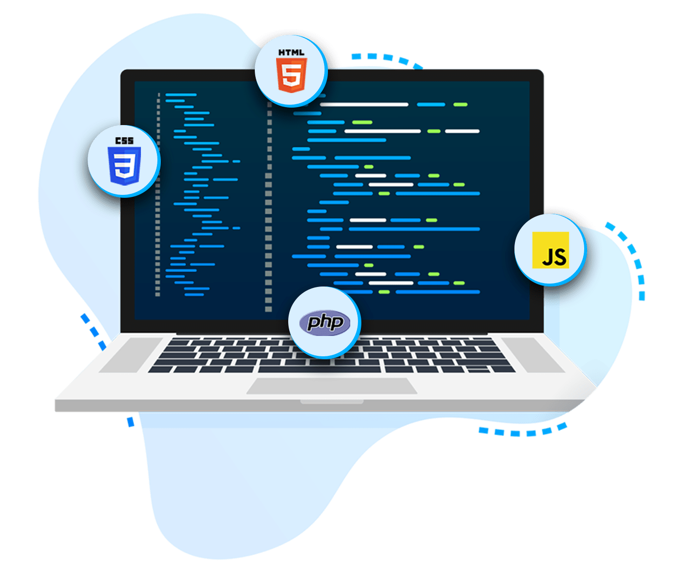 Home 1 Banner Graphics With Prog Language-Project Zealous